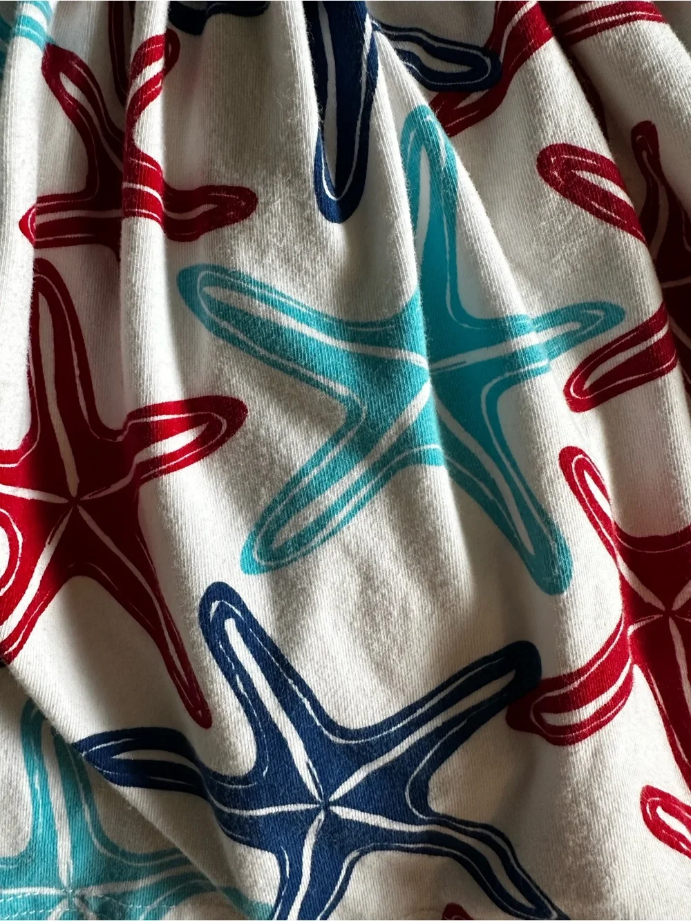 Eleanor Rose Navy Bodice Red Blue Starfish Skirt Casual Dress